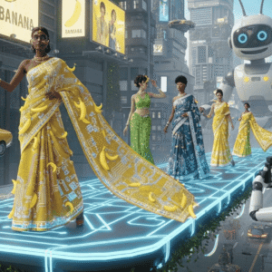 Google Gemini AI Nano Banana Saree Trend