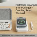 Portronics Smartpod 3-in-1 Charger – One Plug Rules Them All