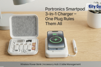 Portronics Smartpod 3-in-1 Charger – One Plug Rules Them All
