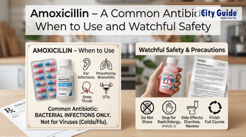 Amoxicillin – A Common Antibiotic, When to Use and Watchful Safety