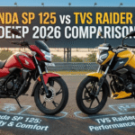 Honda SP 125 vs TVS Raider 125 – Deep 2026 Comparison (Refined vs Sporty Under ₹1 Lakh)