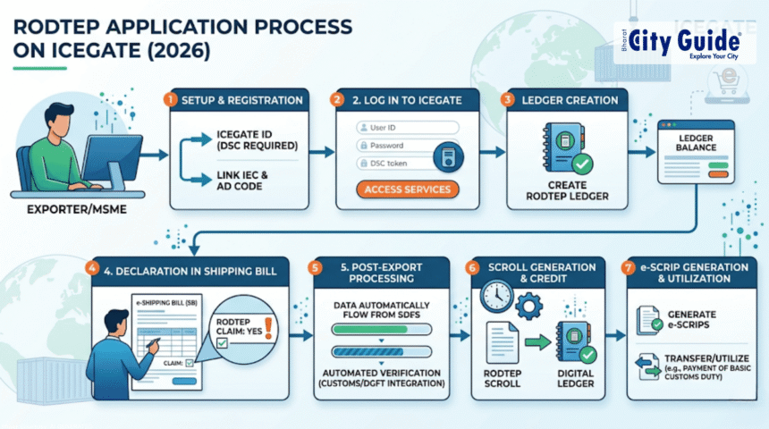 How MSMEs and Exporters Can Apply for RoDTEP on ICEGATE Step-by-Step Guide (2026)