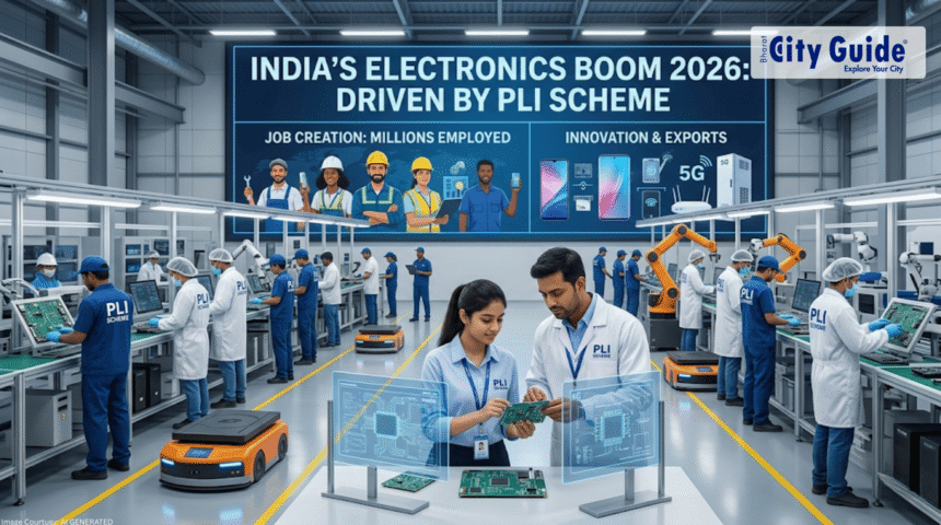 India’s Electronics Boom 2026 How the PLI Scheme Is Creating Jobs and Driving Innovation