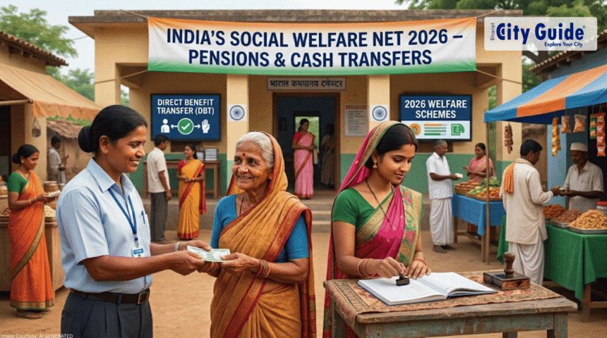 India’s Social Welfare Net 2026 – Pensions and Cash Transfers