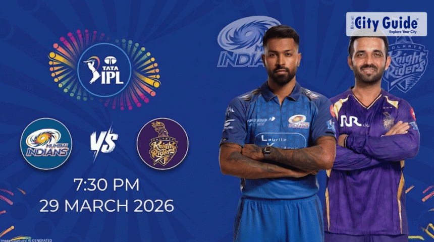 MI vs KKR Match Today IPL 2026 Pitch Report, Stadium, Playing XI, Live Streaming & Full Match Details