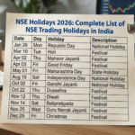 NSE Holidays 2026 Complete List of NSE Trading Holidays in India