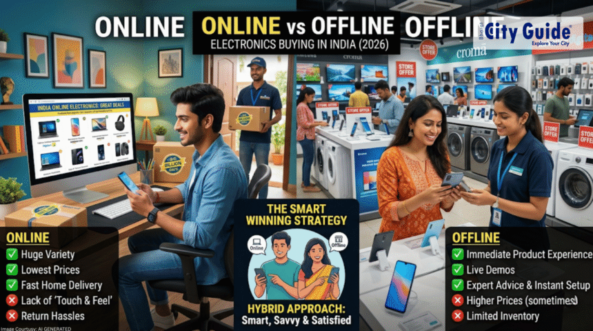 Online vs Offline Electronics Buying in India (2026) Pros, Cons & the Smart Winning Strategy