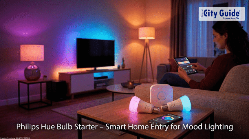 Philips Hue Bulb Starter – Smart Home Entry for Mood Lighting
