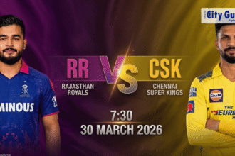 RR vs CSK Match Today IPL 2026 Pitch Report, Stadium, Playing XI, Live Streaming & Full Match Details