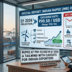 Rupee at ₹90–92USD in Q1 2026 A Tailwind With Caveats for Indian Exporters