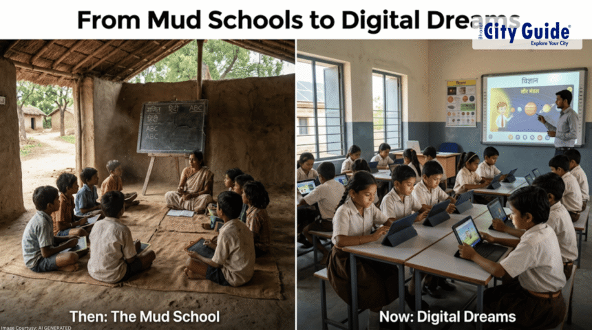 Rural Bharat’s Education Revolution – From Mud Schools to Digital Dreams