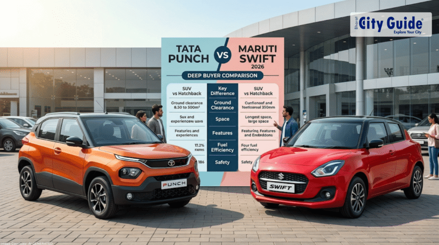 Tata Punch vs Maruti Swift 2026 – Deep Buyer Comparison