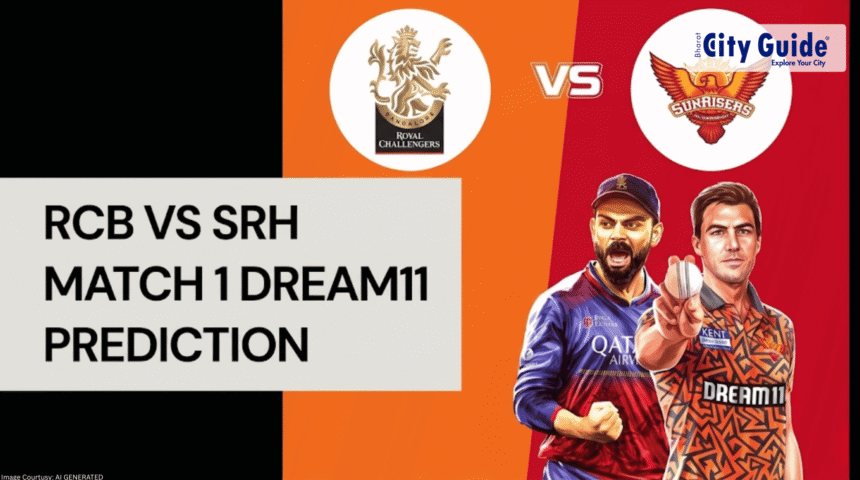 Today IPL Match Prediction According to Dream11 – RCB vs SRH Dream11 Team, Pitch Report & Winning Tips IPL 2026
