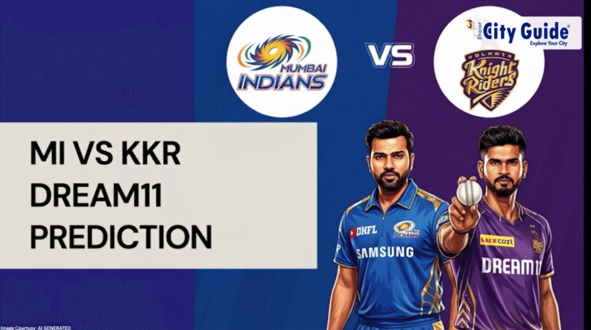 Today IPL Match Prediction MI vs KKR Dream11 Team, Pitch Report & Fantasy Tips IPL 2026
