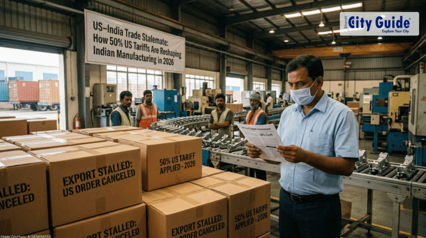 US–India Trade Stalemate How 50% US Tariffs Are Reshaping Indian Manufacturing in 2026