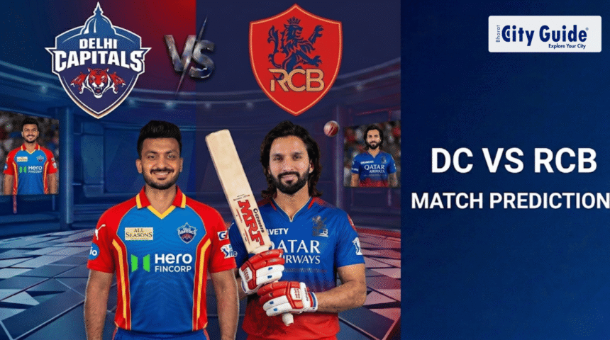 Today IPL Match DC vs RCB Prediction Based on Player Form & Last Match Performance IPL 2026