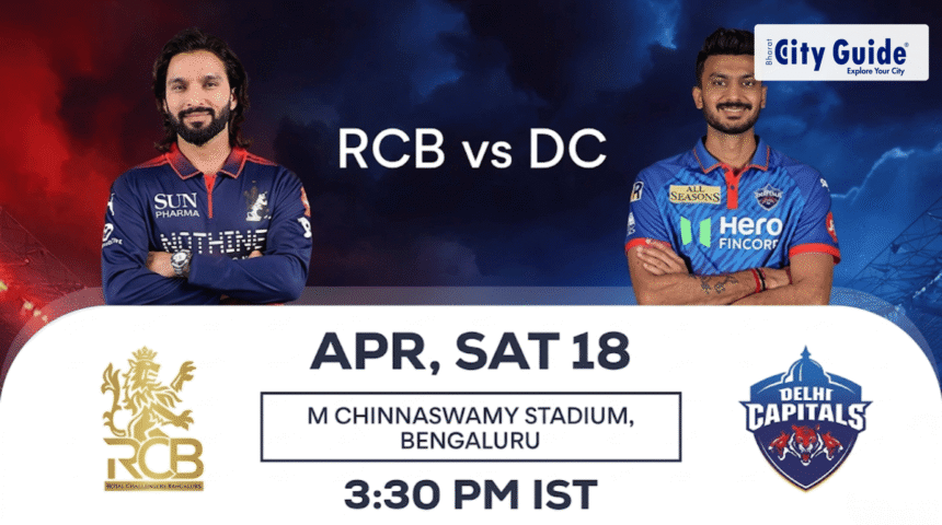 RCB vs DC Match Tomorrow Afternoon IPL 2026: Pitch Report, Stadium, Playing XI, Live Streaming & Full Match Details