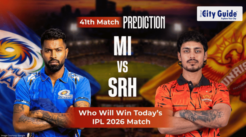 Today IPL Match MI vs SRH Prediction Based on Player Form & Last Match Performance IPL 2026