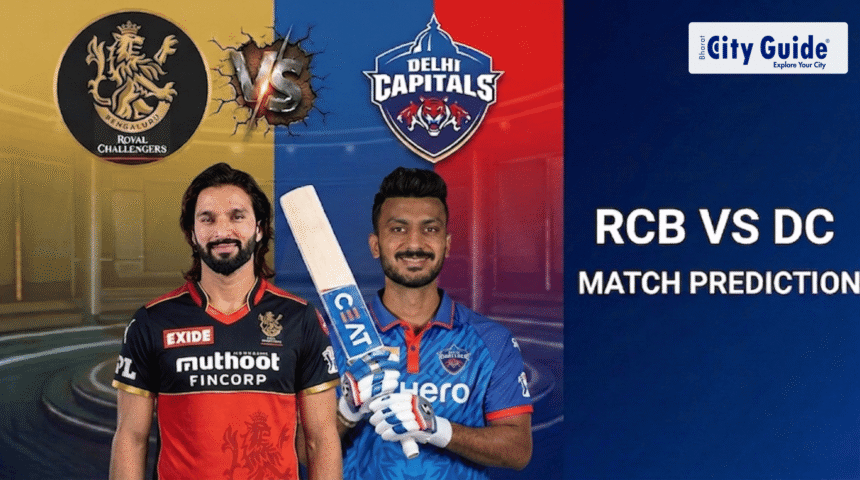 Tomorrow Afternoon IPL Match RCB vs DC Prediction Based on Player Form & Last Match Performance IPL 2026