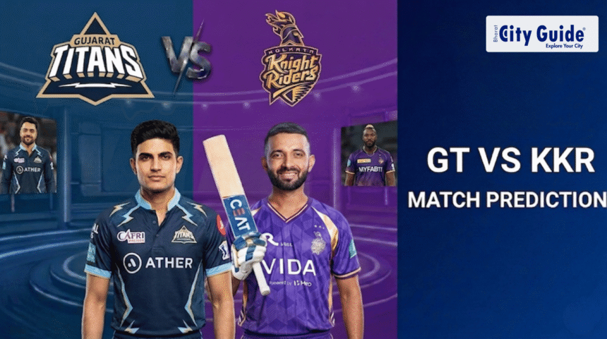 Today IPL Match GT vs KKR Prediction Based on Player Form & Last Match Performance IPL 2026