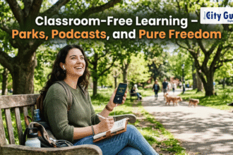 Classroom-Free Learning – Parks, Podcasts, and Pure Freedom