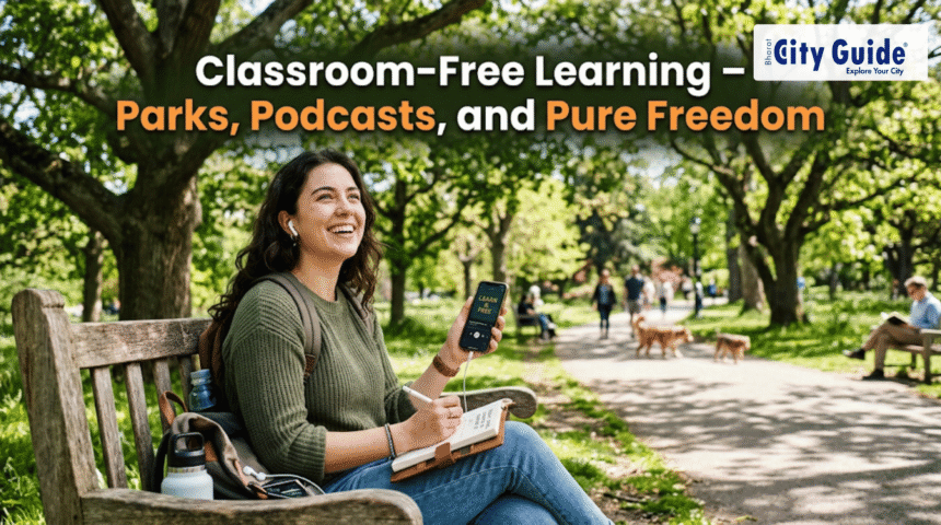 Classroom-Free Learning – Parks, Podcasts, and Pure Freedom