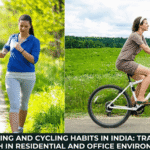 Daily Walking and Cycling Habits in India Transforming Health in Residential and Office Environments