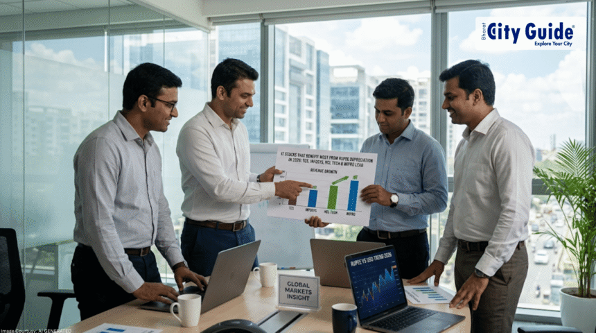 IT Stocks That Benefit Most From Rupee Depreciation in 2026 TCS, Infosys, HCL Tech & Wipro Lead