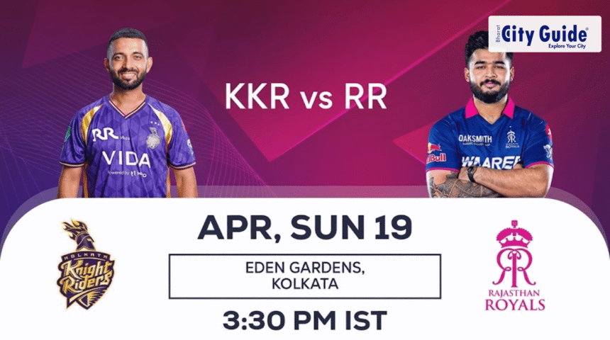 KKR vs RR Match Tomorrow Afternoon IPL 2026: Pitch Report, Stadium, Playing XI, Live Streaming & Full Match Details