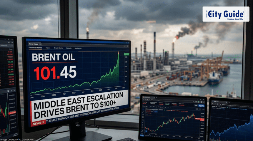 Middle East Escalation Drives Brent Oil to $100+ Market Reaction