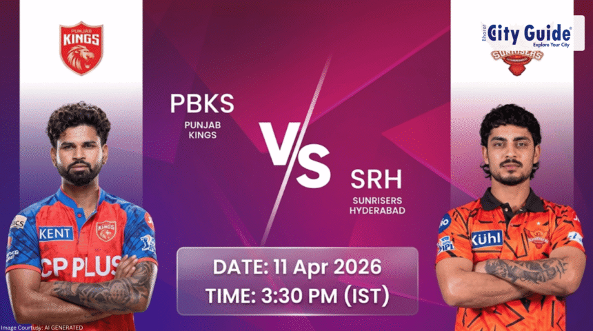 PBKS vs SRH Match Tomorrow IPL 2026 Pitch Report, Stadium, Playing XI, Live Streaming & Full Match Details