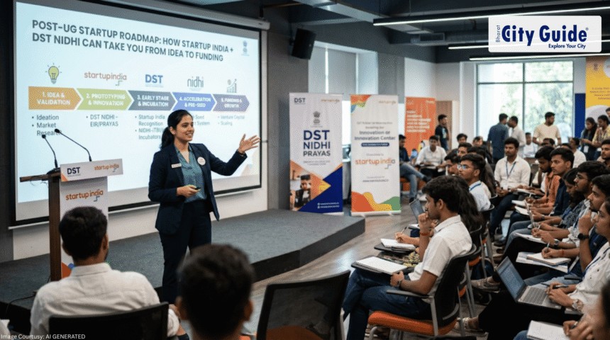 Post-UG Startup Roadmap How Startup India + DST NIDHI Can Take You from Idea to Funding