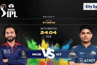 RCB vs GT Match Today IPL 2026 Pitch Report, Stadium, Playing XI, Live Streaming & Full Match Details