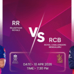 RR vs RCB Match Today IPL 2026 Pitch Report, Stadium, Playing XI, Live Streaming & Full Match Details