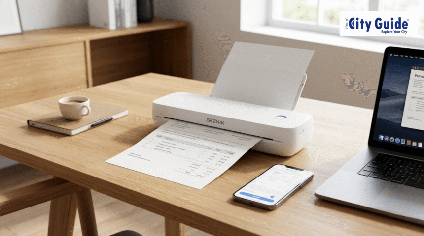 SEZNIK Portable A4 Printer – Print Anywhere, Anytime