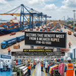 Sectors That Benefit Most From a Weaker Rupee in 2026 (₹90–92USD)