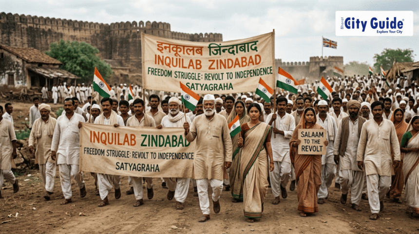 The Indian Freedom Struggle From Revolt to Independence