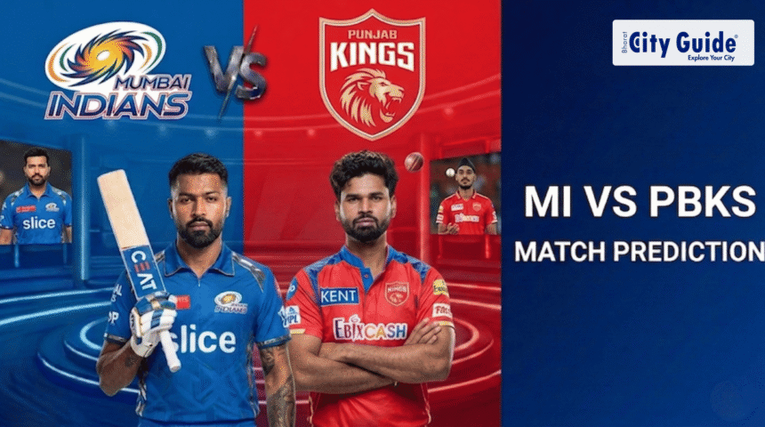 Today IPL Match MI vs PBKS Prediction Based on Player Form & Last Match Performance IPL 2026