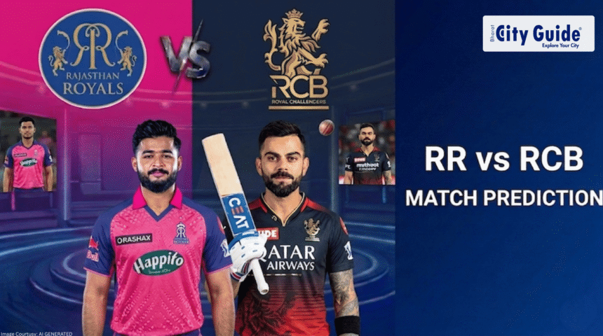 Today IPL Match RR vs RCB Prediction Based on Player Form & Last Match Performance IPL 2026