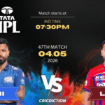 MI vs LSG Match Today IPL 2026: Pitch Report, Stadium, Playing XI, Live Streaming & Full Match Details