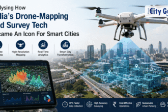 Analysing How India’s Drone-Mapping And Survey Tech Became An Icon For Smart Cities