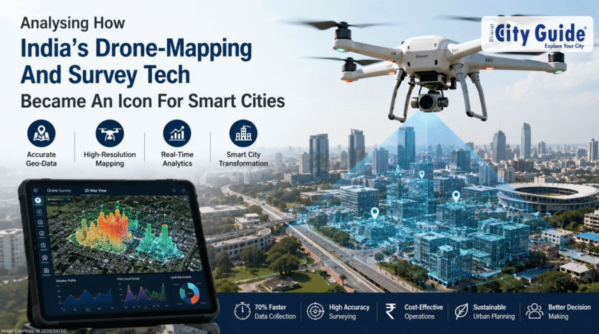 Analysing How India’s Drone-Mapping And Survey Tech Became An Icon For Smart Cities