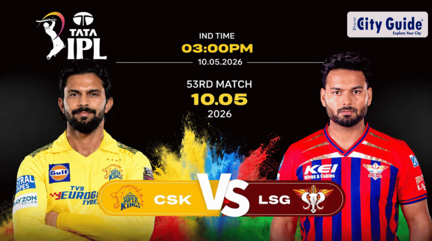 CSK vs LSG Match Tomorrow IPL 2026: Pitch Report, Stadium, Playing XI, Live Streaming & Full Match Details