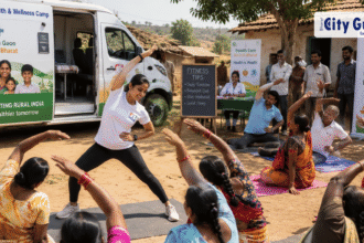Connecting Rural India with Basic Fitness Awareness Through Mobile Health and Wellness Camps