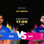 DC vs RR Match Today IPL 2026: Pitch Report, Stadium, Playing XI, Live Streaming & Full Match Details