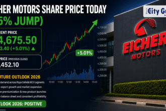 Eicher Motors Share Price Today (+5% Jump): Current Price, Old Price & Future Outlook 2026