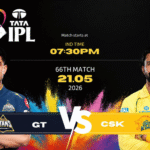 GT vs CSK Match Today IPL 2026 Pitch Report, Stadium, Playing XI, Live Streaming & Full Match Details