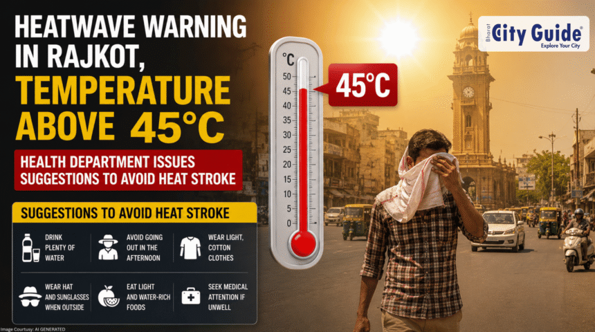 Heatwave Warning in Rajkot, Temperature Above 45°C Health Department Issues Suggestions to Avoid Heat Stroke