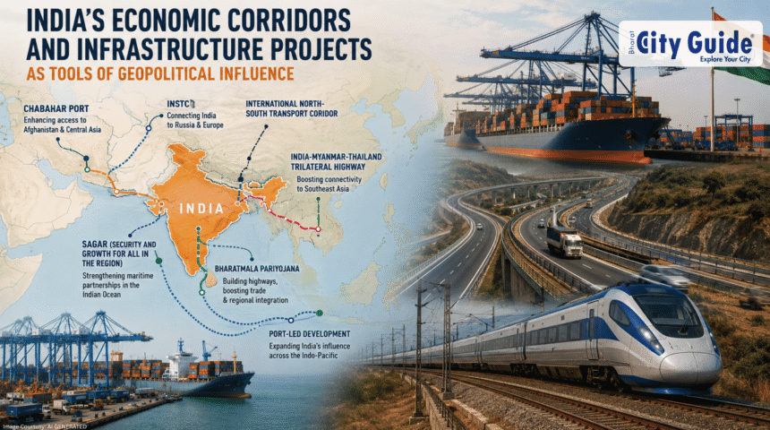 India’s Economic Corridors and Infrastructure Projects as Tools of Geopolitical Influence