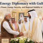 India’s Energy Diplomacy with Gulf States Strategic Power, Energy Security, and Regional Stability in West Asia